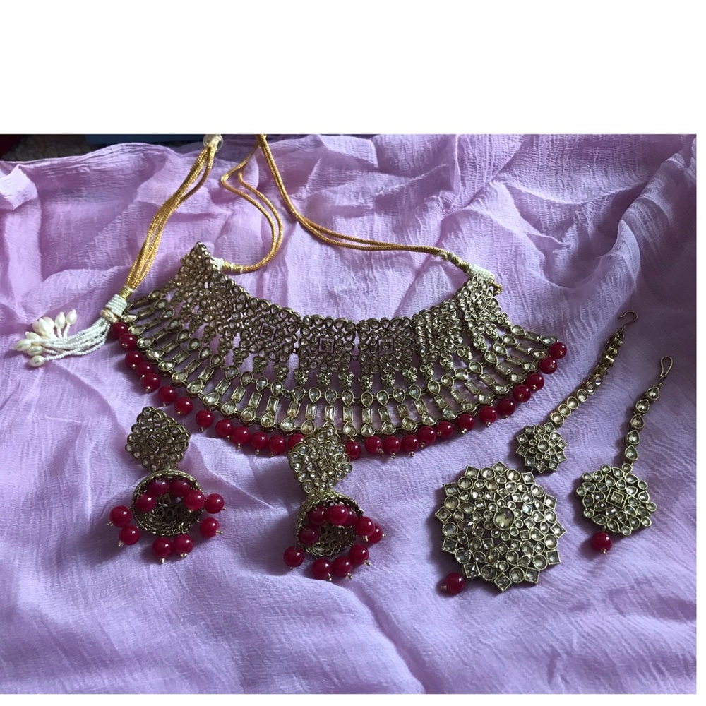Bridal Polki necklace set